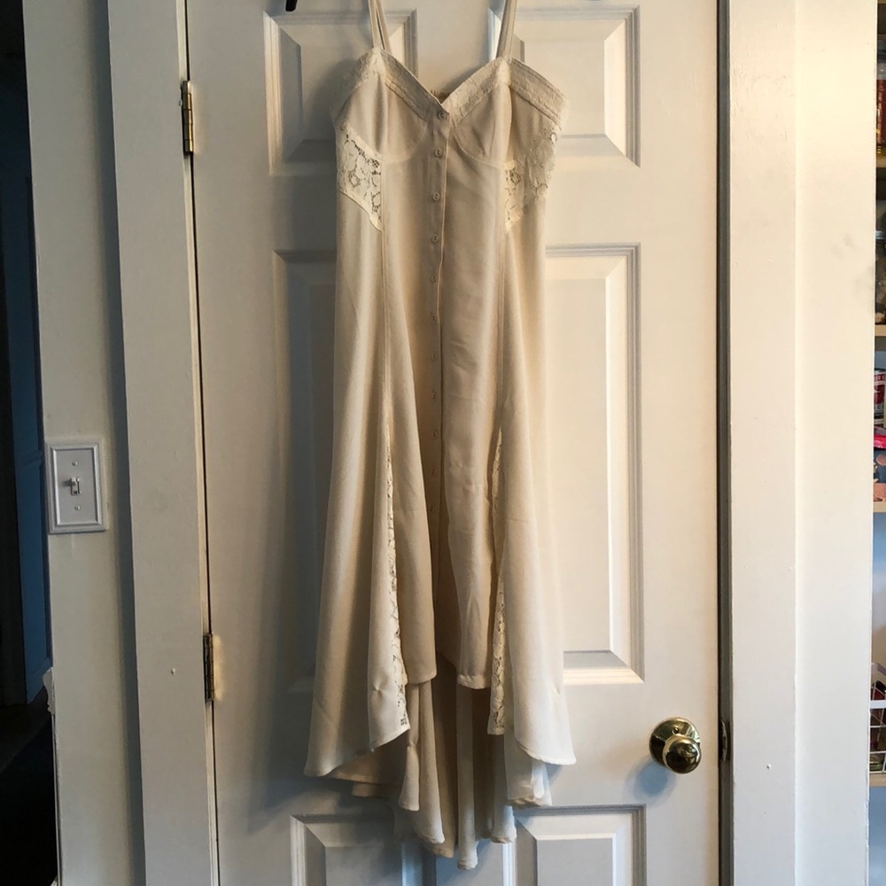 Kimchi Blue Maxi Dress with Lace Details